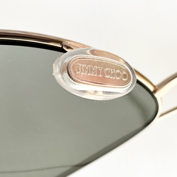 Jimmy Choo Aviator Sunglasses Sansa/S J5GFQ Gold/Black 58mm main image 10